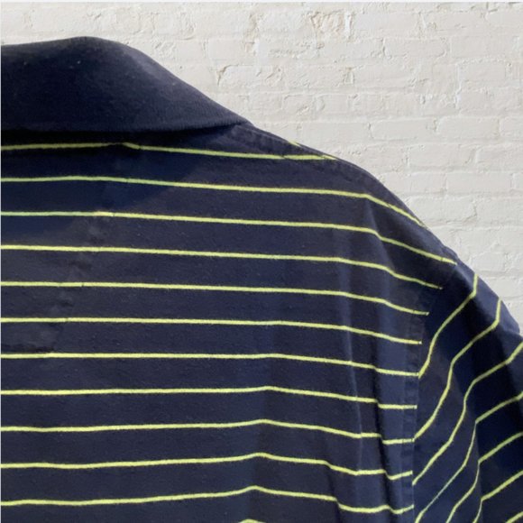 ST. JOHN'S BAY -- Polo Shirt, Large Man, Short Sleeved, Pullover, Blue - Picture 9 of 10